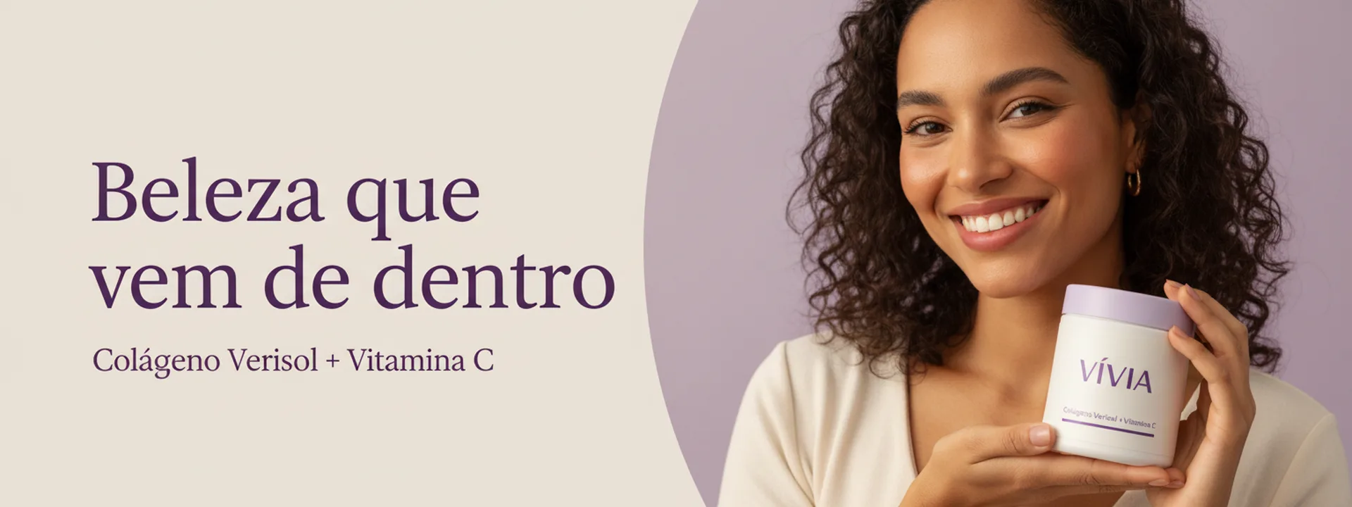 Beleza que vem de dentro — Colágeno Verisol + Vitamina C